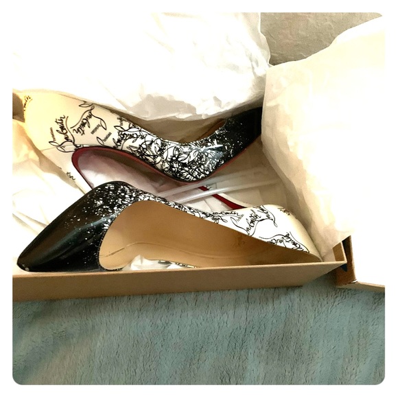 Christian Louboutin Shoes - Christian louboutin “black snow”